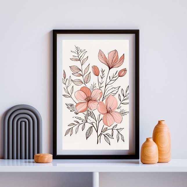 Affiche Bouquet de sérénité de fleurs sauvages (Créateur téléchargé)