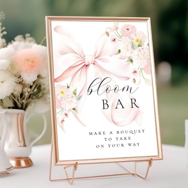 Affiche Bouquet Floral Bow Rose (Créateur téléchargé)