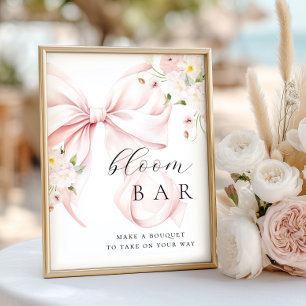 Affiche Bouquet Floral Bow Rose