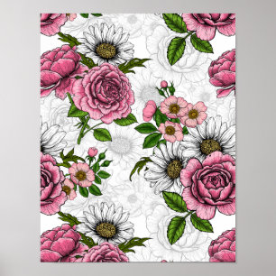 Affiche Bouquets d'été