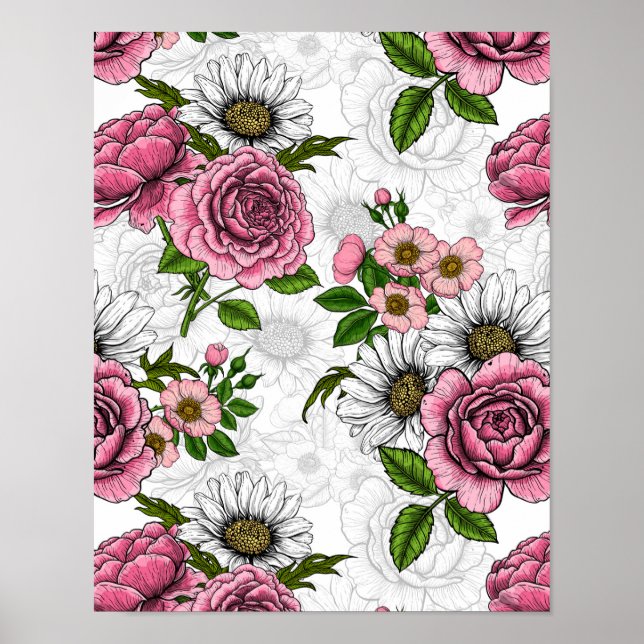 Affiche Bouquets d'été (Devant)