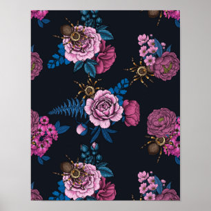 Affiche Bouquets et tarantula 2