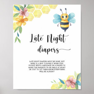 Affiche Bourdon \ Jeu de couches tard la nuit