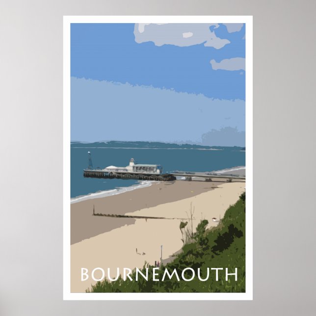 AFFICHE BOURNEMOUTH PIER (Devant)