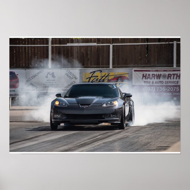 Affiche Bourse Corvette ZR1 (Devant)