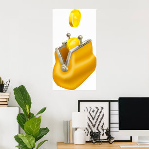 Affiche Bourse de pièces d'or