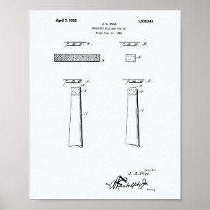 Affiche Bout 1925 de queue de billard de Chalkless - livre