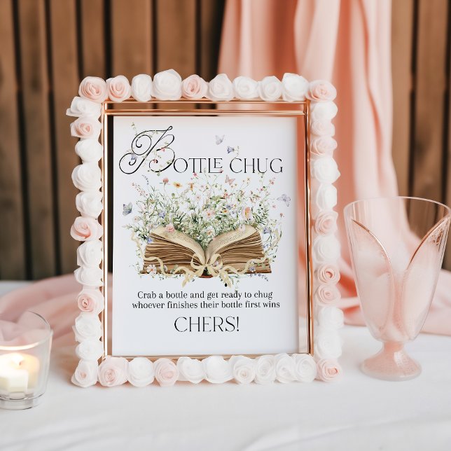 Affiche Bouteille Chug Jeu Nouveau chapitre thème du livre (Créateur téléchargé)