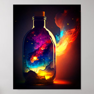 Affiche Bouteille d'Artsy