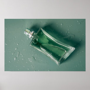 Affiche Bouteille de parfum de mode