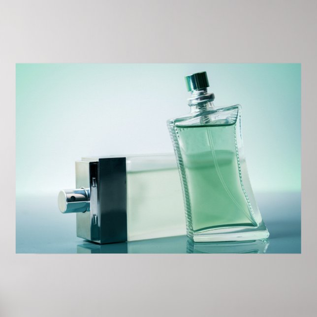 Affiche Bouteille de parfum de mode (Devant)
