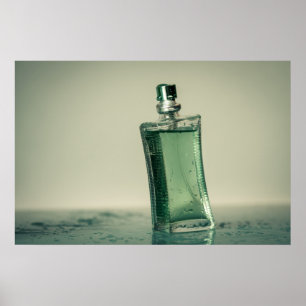 Affiche Bouteille de parfum de mode