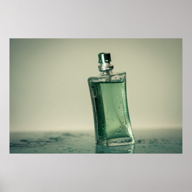 Affiche Bouteille de parfum de mode (Devant)
