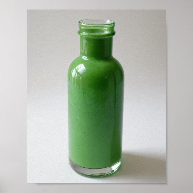 Affiche Bouteille verte (Devant)