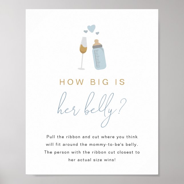 Affiche Bouteilles ANDI Blue Poppin'S Quelle taille a son  (Devant)