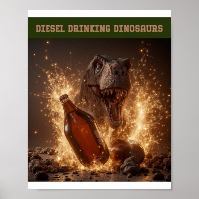 Affiche Bouteilles De Bière (Devant)