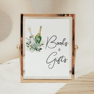 Affiche Bouteilles Poppin' Baby showers Livres et cadeaux