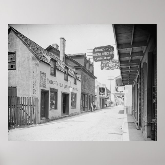 Affiche Boutique Dodge's Old Curiosity (rue St. George) (Devant)