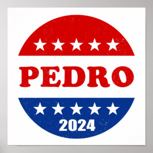 Affiche Bouton Pedro Voter Élections 2024