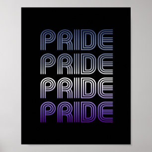 Affiche Bouton Retro Pride
