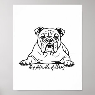 Affiche Bouvier adorable