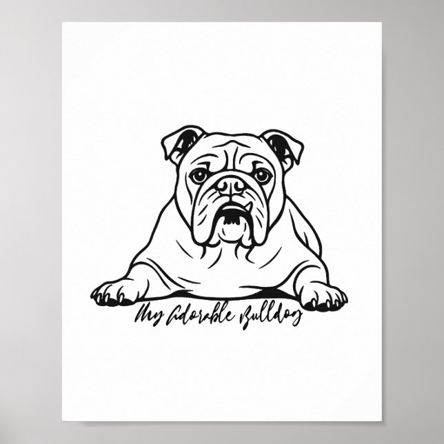 Affiche Bouvier adorable (Devant)