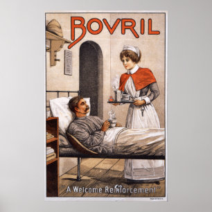 Affiche Bovril Hospice, 1900