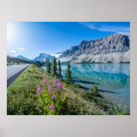 Bow Lake Parc national Banff Canada Voyage