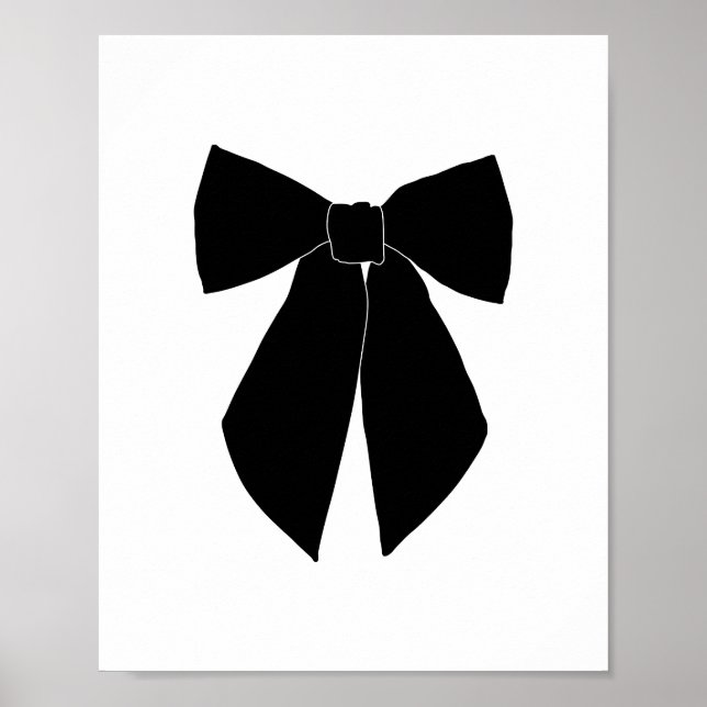 Affiche Bow noir (Devant)