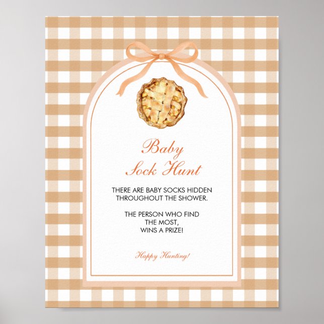 Affiche Bow Our Little Cutie Pie Baby Sock Jeu (Devant)