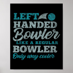Affiche Bowler à gauche