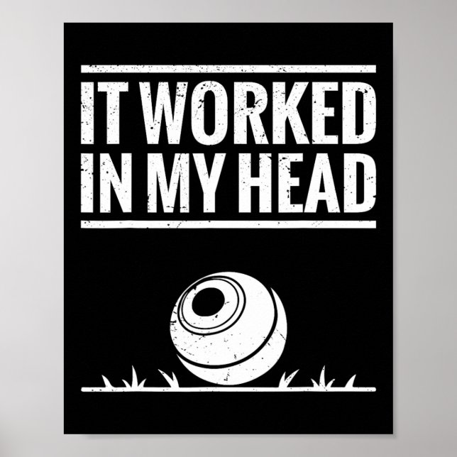 Affiche Bowler de pelouse Set Bowling Champion de pelouse  (Devant)