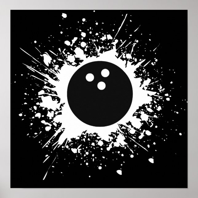 Affiche bowling (Devant)