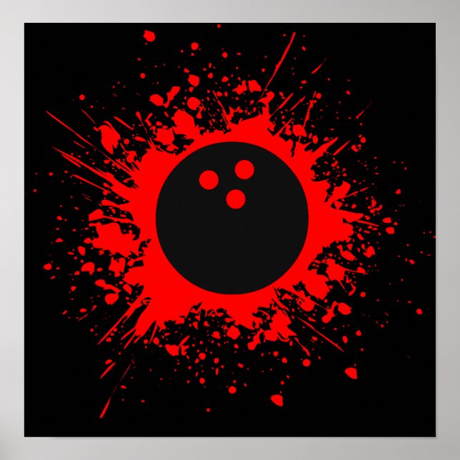 Affiche bowling (Devant)