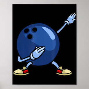 Affiche Bowling Ball Gip Pin Hommes Femmes Jeunes Maman To