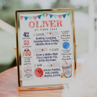 Bowling Ball Jalon Statistiques Anniversaire Fête