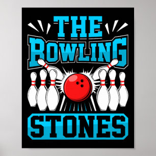 Affiche Bowling Bowling Stones Funny Bowlers Bowling L