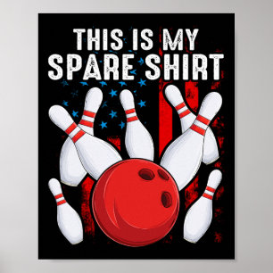 Affiche Bowling C'Est Mon Spare Bowler Enfants Garçons Tod