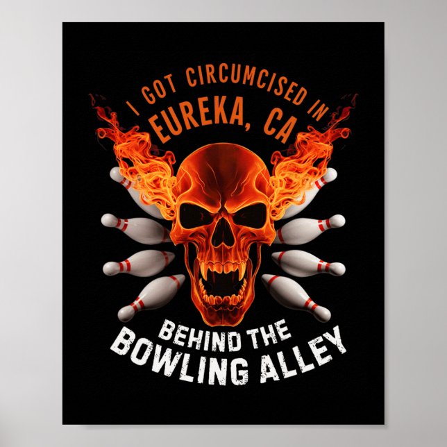 Affiche Bowling Circumcisé Je Me Suis Fait Circumer Dans E (Devant)