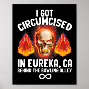 Affiche Bowling Circumcised Odly Spécifique Humour Fun biz