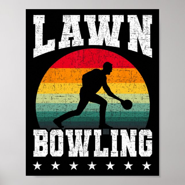 Affiche Bowling de pelouse (Devant)