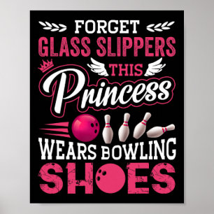 Affiche Bowling Drôle Pour Femmes Filles Enfants Maman Fem