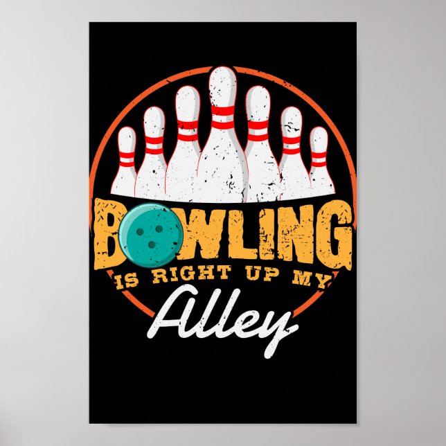 Affiche Bowling Est Juste En Haut De Mon Allée (Devant)