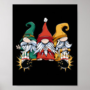 Affiche Bowling Gnomes Bowling Ll Bowling Pins Bowling Bow