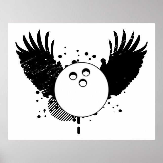 Affiche bowling hi-fi (Devant)