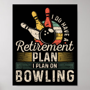 Affiche Bowling Plan de retraite