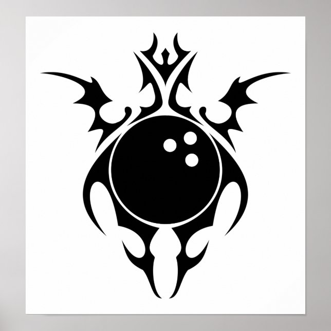 Affiche bowling : tribalz (Devant)