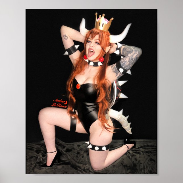 Affiche Bowsette Cosplay (Devant)