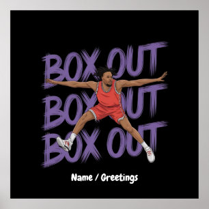 Affiche Box Out Box Out Box Out : Creative Et Funny Prend