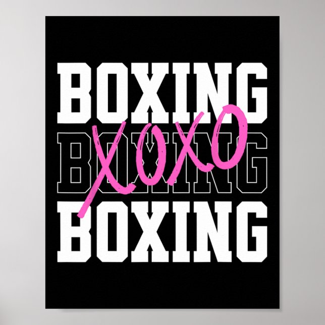 Affiche Boxe (Devant)